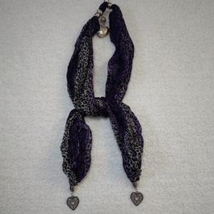 Dangling Hearts Scarf